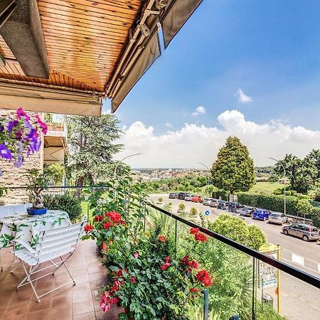 Terrazza Piccolomini: Elegant Apartment Stunning View Over Rome/St Peter'S Dome ภายนอก รูปภาพ